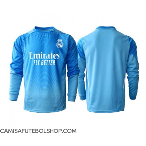 Camisa de time de futebol Real Madrid Goleiro Replicas 1º Equipamento 2025-26 Manga Comprida